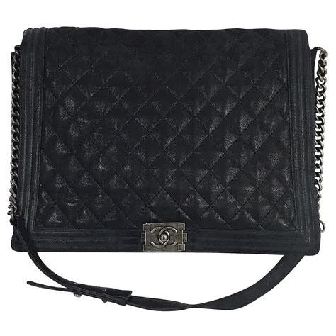 chanel le boy maxi|Chanel bag.